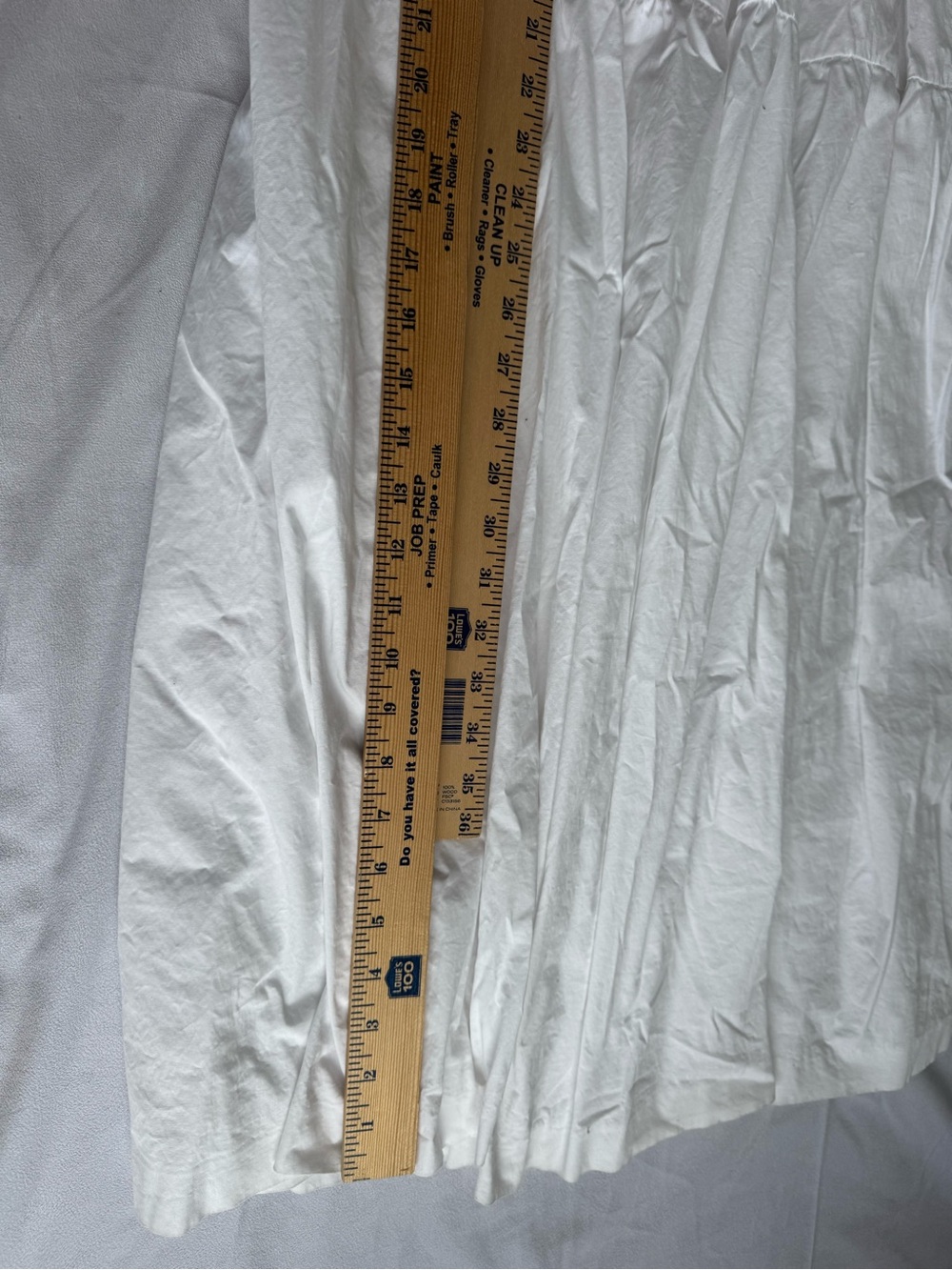 STAUD SEA MAXI SKIRT XS White Cotton Tiered Lined Preppy Coastal Luxury Aline - Picture 12 of 12